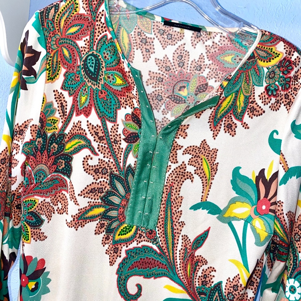 Elie Tahari paisley dress small